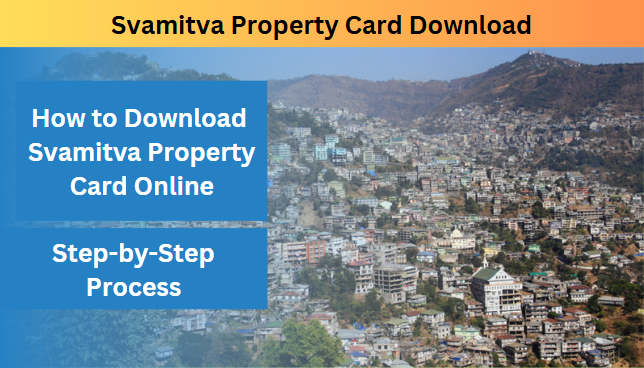 Svamitva Property Card Download