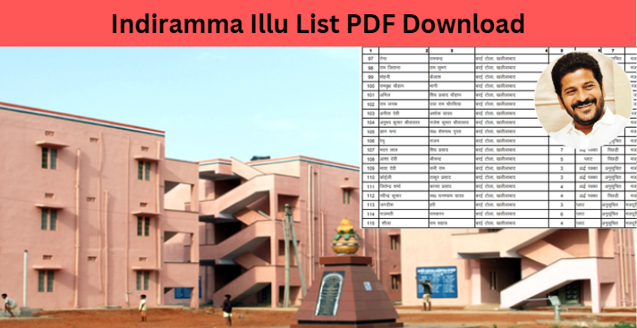 Indiramma Illu List PDF Download