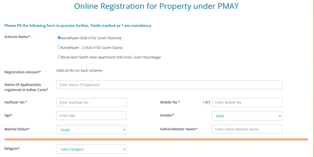 Online Registration Form