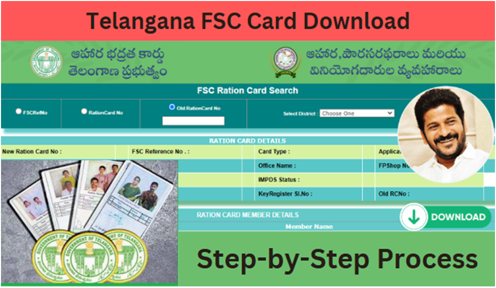 Telangana FSC Card Download