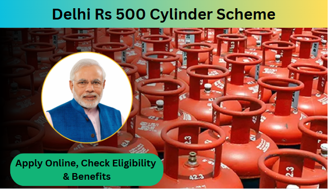 (BJP) Delhi Rs 500 Cylinder Scheme